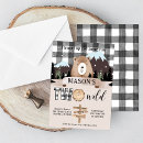 Buscar osos negros invitaciones Para niños