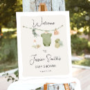 Buscar ducha de la ropa arte Signo de bienvenida