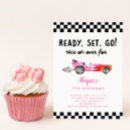 Buscar race car invitaciones Niños