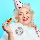 Buscar fiesta de los años 80 chapas Para ella