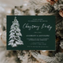Buscar árbol verde invitaciones de navidad Navidades