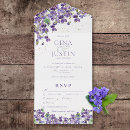 Buscar violeta invitaciones Elegante