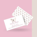 Buscar modelo rosado tarjetas de visita Moda