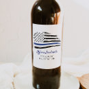 Buscar policía etiquetas Línea azul delgada