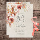 Buscar naranja y crema invitaciones Acuarela