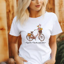 Buscar bicicleta del vintage camisetas Para ella