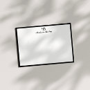 Buscar decorativo tarjetas nota Monograma