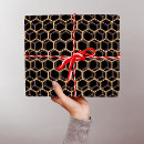 Buscar hexágono papel de regalo Combo de miel