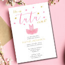 Buscar tutu invitaciones Estamos emocionados
