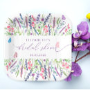 Buscar elegante papel platos Lavanda