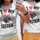 Buscar amo a mi hermano camisetas Hermana