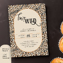 Buscar leopardo invitaciones Huella de leopardo
