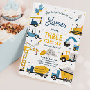 Buscar excavador invitaciones Fiesta de construcción