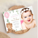 Buscar oso de peluche rosado invitaciones Foto