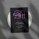 Buscar neón invitaciones Moderno