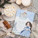 Buscar castillo azul invitaciones Chica