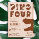 Buscar del dinosaurio invitaciones Cualquier niño