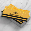Buscar miel tarjetas de visita Abeja