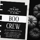 Buscar black and white engagement invitaciones Stylish