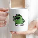 Buscar cocodrilo divertido tazas Humor