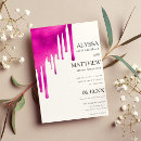 Buscar color de neón invitaciones Magenta