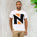 Buscar naranja simple camisetas Para él