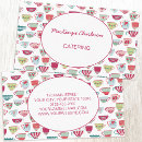 Buscar restaurante retro tarjetas de visita Catering