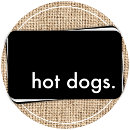 Buscar perritos calientes tarjetas de visita Cocinero
