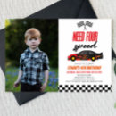 Buscar carreras de coches invitaciones Niño