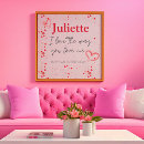 Buscar corazón rojo posters Para ella