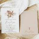 Buscar cruz marrón invitaciones Moderno