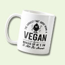 Buscar para veganos tazas Mensaje vegano