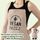 Buscar vegano delantales Amante de los animales