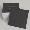 Buscar negro mate tarjetas de visita Lujoso