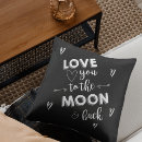 Buscar te quiero a la luna cojines Amar