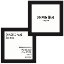 Buscar diseño blanco y negro tarjetas de visita Clientes