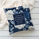 Buscar rosas polvorientos cojines Blanco