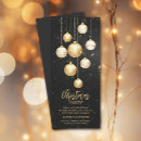 Buscar árboles invitaciones de navidad Fiesta de cena