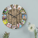 Buscar madera del granero relojes de pared Casa de campo