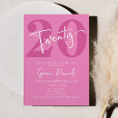 Buscar veinte años invitaciones Para ella