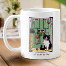 Buscar amantes del gato negro tazas Gatitos lindos