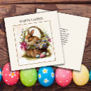 Buscar cesta tarjetas de pascua Conejo