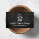 Buscar panadero profesional tarjetas de visita Postre