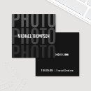 Buscar fotografía blanco y negro tarjetas de visita Para él