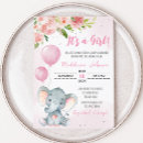 Buscar pink elephant invitaciones Chica