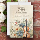 Buscar violín invitaciones Musical