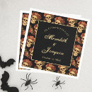 Buscar calavera servilletas Patrón de cráneo