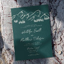 Buscar al aire libre boda invitaciones Boda de montaña