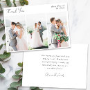 Buscar gracias boda tarjetas Blanco y negro