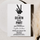 Buscar blanco y negro gótico invitaciones Para ella